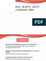 Tutorial Hapus Akun Facebook Pro