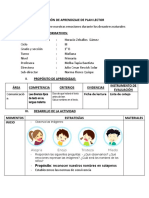 SESIÓN DE APRENDIZAJE DE COMUNICACIÓN (21 de Marzo)