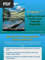 Auditing Internal Control Over Financial Reporting