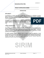 SIRIM QAS International Sdn. BHD.: Product Certification Schemes