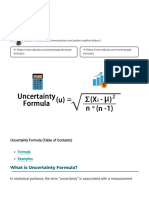 Uncertainty Formula - Calculation (Examples With Excel Template)