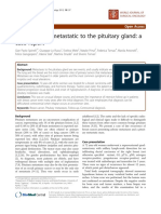 Breast Cancer Metastatic To The Pituitar