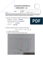 Consolidado #1 - Solucion