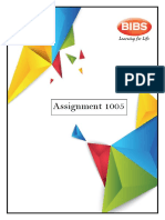 Assignment 1005