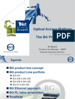 Optical Access Platform The BG Product Line: Eli Mayost Product Line Manager - MSPP Network Solutions Division