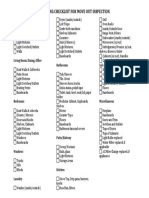 Cleaning Checklist For Move Out Inspection: Entry / Hallways / Stairs