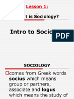 Intro to Sociology: What is Sociology
