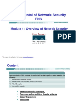 FNS Module 1: Overview of Network Security