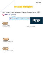 Factors and Primes in Mathematics KSSM Form 1