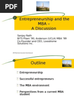 Download Is MBA important to be an Entrepreneur by Sanjay Nath and Rajat Mathur by abhilashravishankar SN6362086 doc pdf
