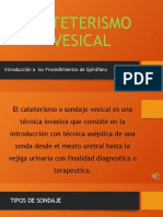 Cateterismo Vesical: Introducción A Los Procedimientos de Quirófano