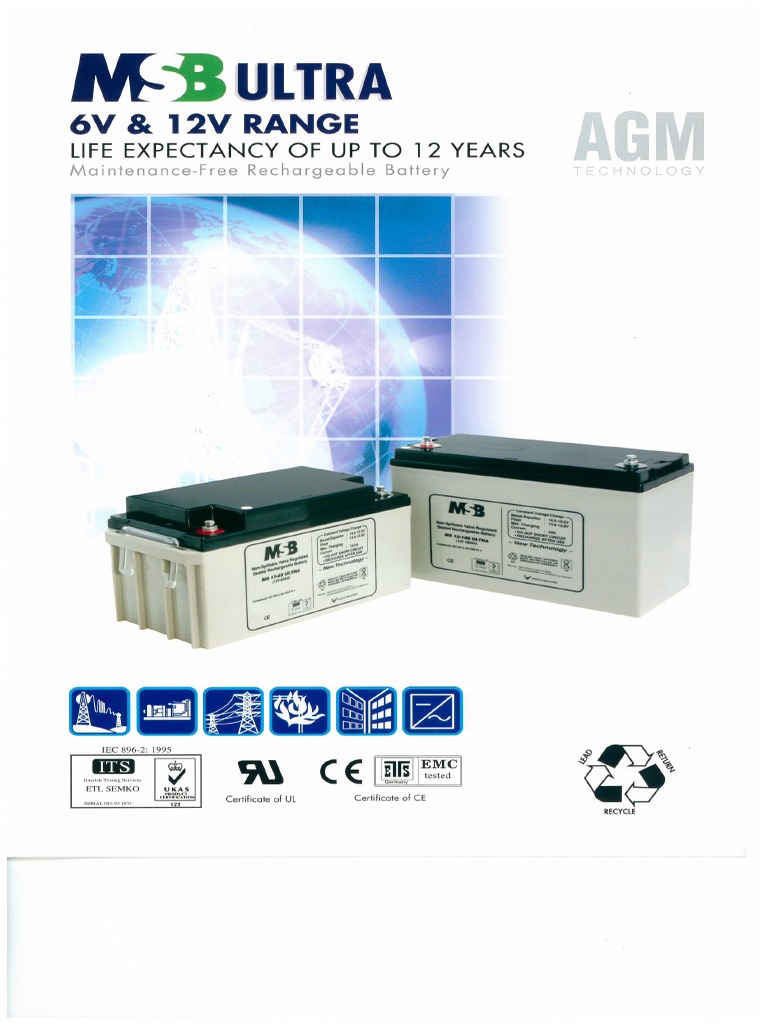 MSB_6V_12V_AGM_Ultra_-10-16_-3k_KB | PDF