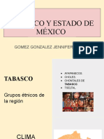 Tabasco Y Estado de México: Gomez Gonzalez Jennifer Johana