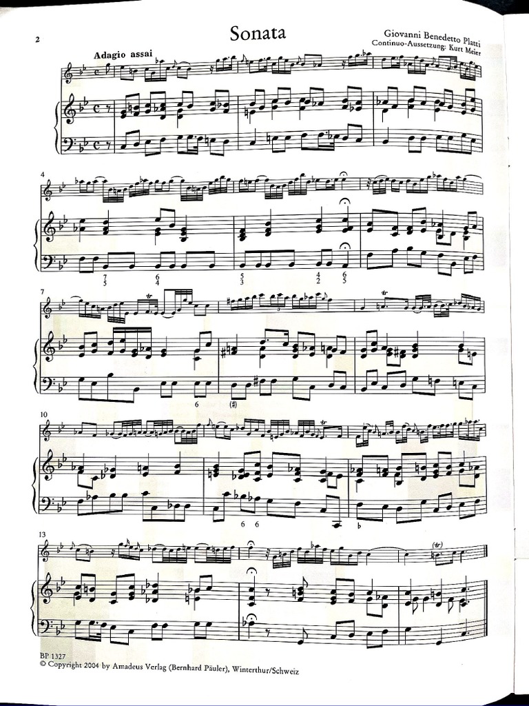 Platti Oboe Sonata PDF