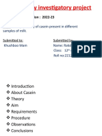 Chemistry Investigatory Project: Session: 2022-23 Topic