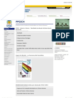 Resultado Pós-Doutorado em Gênero e Ciências - PPGICH/UFSC