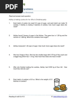 Year 6 Maths: Cake Problem Solving | PDF | Cakes | Pancake