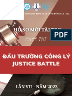 (CLE - ĐTCLVII) HỒ SƠ MỜI TÀI TRỢ CUỘC THI ĐẤU TRƯỜNG CÔNG LÝ - JUSTICE BATTLE LẦN VII NĂM 2023