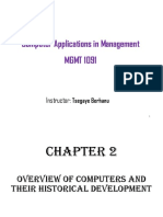 Chapter 2 Overview of Computers and Their Historical Development