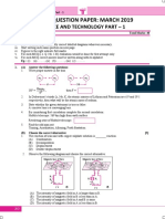 Science (Paper 1) March 2019 - STD 10th SSC Maharashtra Board Question Paper