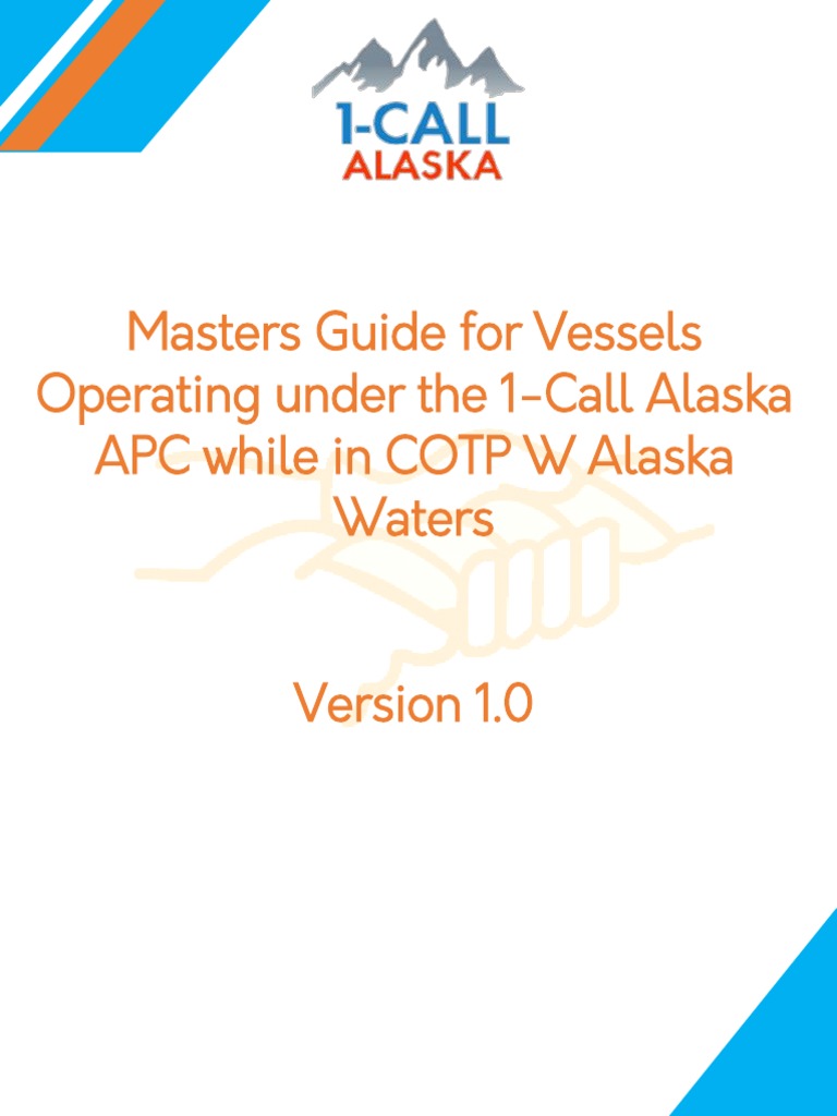 1-Call Alaska APC Vessel Guidelines | PDF