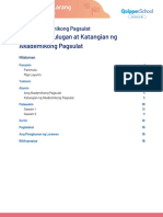 SG - FPL 11 - 12 Q1 0101 - Kahulugan at Katangian NG Akademikong Pagsulat