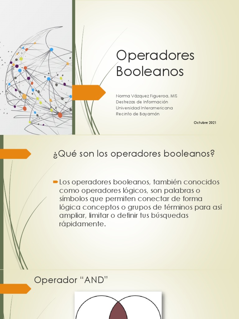 Operadores Booleanos | PDF