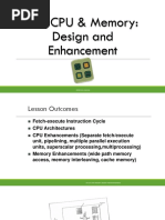 The CPU & Memory - Design and Enhancement