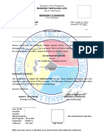 Barangay Clearance Manual