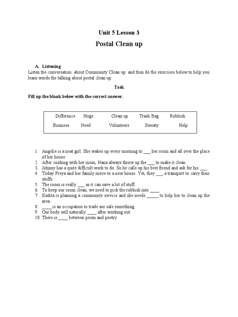 Unit 5 Lesson 3 | PDF