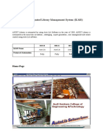 Integrated Library Management System (ILMS) : Home Page