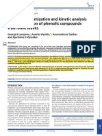 Statistical Optimization and Kinetic Analysis of The Extraction of Phenolic Compounds From Olive Leaves
