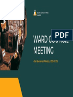 Signal Ward Council Meeting