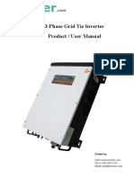 3 Phase Grid Tie Inverter User Manual