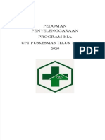 Pedoman Penyelenggaraan Program Kia: Upt Puskesmas Teluk Lingga 2020