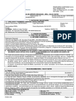 Solicitud de crédito negocios para venta al por menor en almacén especializado por S/ 2,087 con 12 cuotas