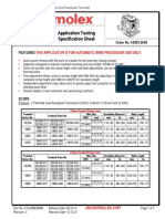 Application Tooling Specification Sheet: Fineadjust Applicator Order No. 63903-2600 Features