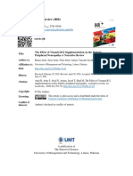 The Effect of Vitamin B12 Supplementation On The Diabetic Peripheral Neuropathy-A Narrative Review