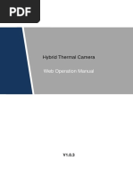 Thermal Hybrid Camera - Web Operation Manual - V1.0.3