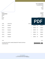 Invoice template for your company