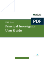 Principal Investigator Guide