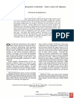 Why Do Workers Join Unions? The Case of Israel: of The Key Questions in The Study of