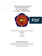 Dokumen Portofolio Pelaksanaan Praktik Kerja Industri Di CV Lasa Sabe Jaya 23 Oktober - 25 Desember 2021