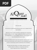 Al Qasr Menu