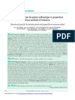 Projet D'éducation Du Patient Asthmatique Et Proposition D'une Méthode D'évaluation