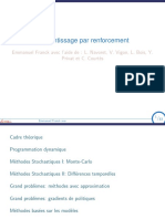 Apprentissage Par Renforcement: Emmanuel Franck Avec L'aide De: L. Navoret, V. Vigon, L. Bois, Y. Privat Et C. Court' Es