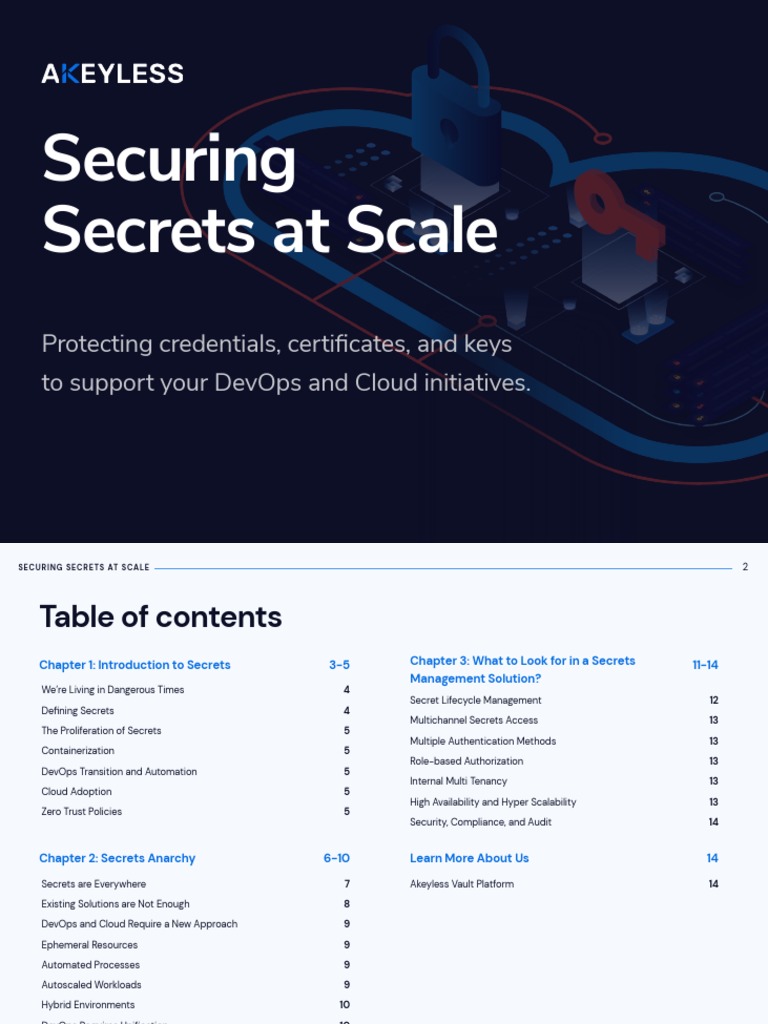 Managing Secrets for DevOps Security | PDF | Cloud Computing | Password