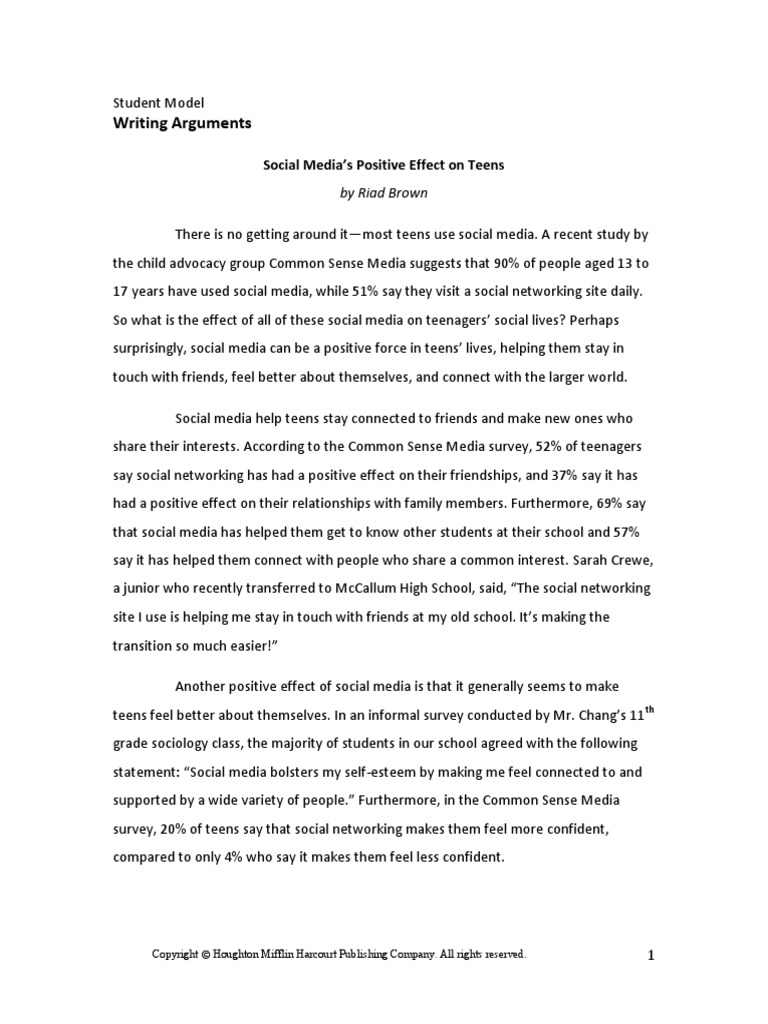 Argument Model Pdf Social Media Popular Culture Media Studies