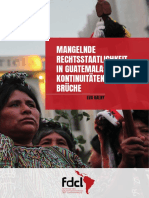 Mangelnde Rechtsstaatlichkeit in Guatemala