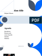 Presentation Title: Mirjam Nilsson